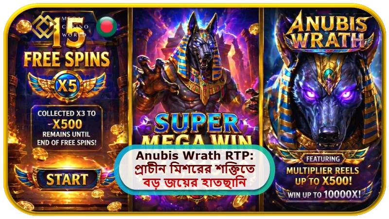 2026 সালে MCW-তে Anubis Wrath RTP: প্রাচীন মিশরের শক্তিতে বড় জয়ের হাতছানি!