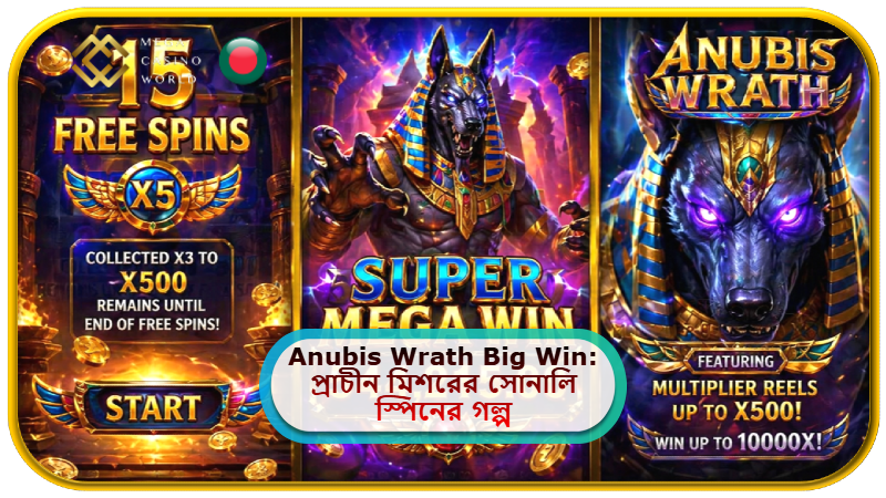 2026 সালে MCW-তে Anubis Wrath Big Win: প্রাচীন মিশরের সোনালি স্পিনের গল্প!